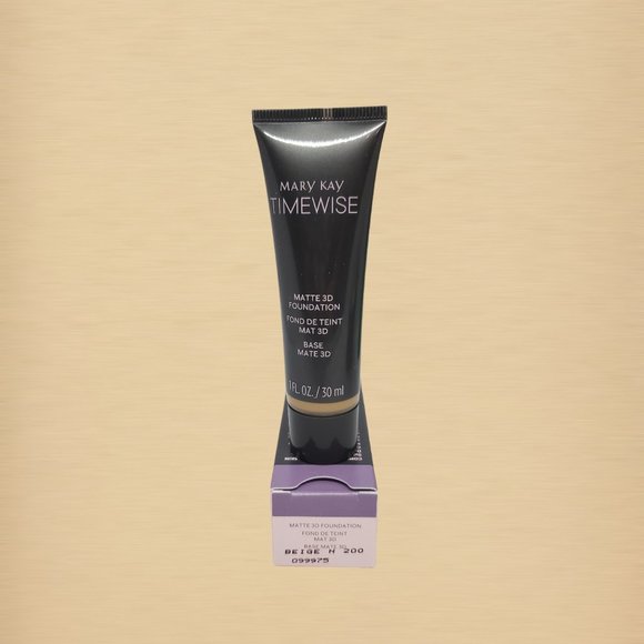 Beige N 200 (Neutral) Matte 3D Foundation - Combo-to-Oily Skin TimeWise…… - Picture 1 of 4
